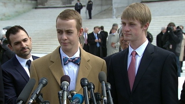 VIDEO: Citizens who brought case into U.S. legal system speak out on their big day inside the Supreme Court.