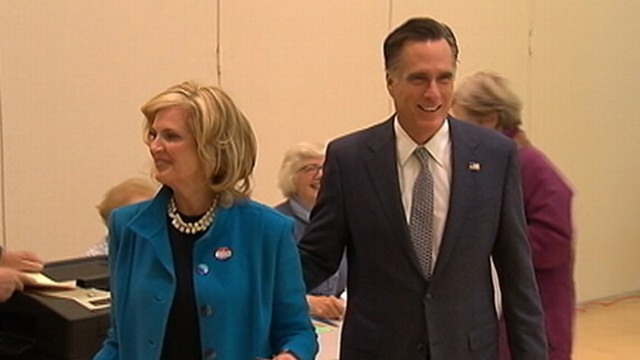 VIDEO: GOP candidate talks to reporters after casting his ballot in Massachusetts.