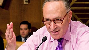 Photo: Sen. Chuck Schumer proposes government health insurance programs abide by same rules as private insurance