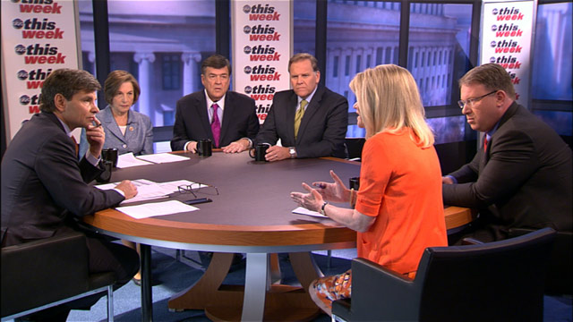 PHOTO: The This Week roundtable discusses the latest news from Syria and the Boston bombing investigation.
