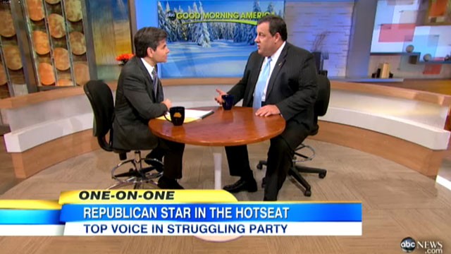 PHOTO: In an interview with ABC?s George Stephanopoulos, New Jersey Gov. Chris Christie, said it would be "crazy" for anybody to try to "plan four years from now."
