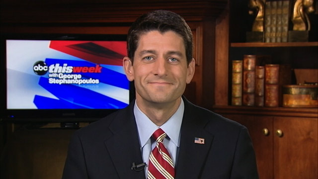PHOTO: Republican Vice Presidential Nominee Paul Ryan on "This Week."