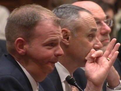Video of oral cancer survivor testifying before Congress.