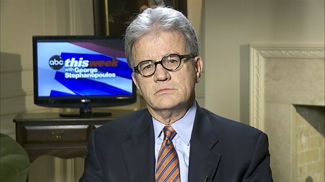 PHOTO: Finance Committee member Sen. Tom Coburn (R) Oklahoma on 'This Week'