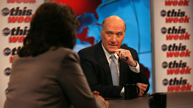 PHOTO: White House Chief of Staff Bill Daley appears on ABC News "This Week with Christiane Amanpour"