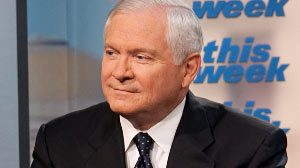 Photo: Defense Secy Robert Gates on "This Week"