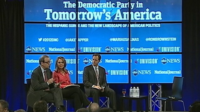 VIDEO: Jake Tapper, Ron Brownstein and Maria Elena Salinas host panel on Hispanics in politics.