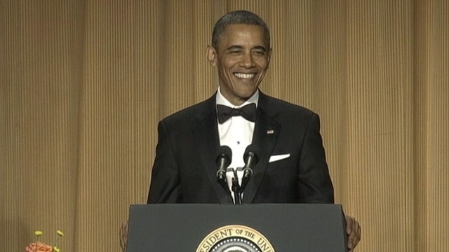 VIDEO:Obama takes jabs at various news networks during opening round of jokes at White House Correspondents? Dinner.