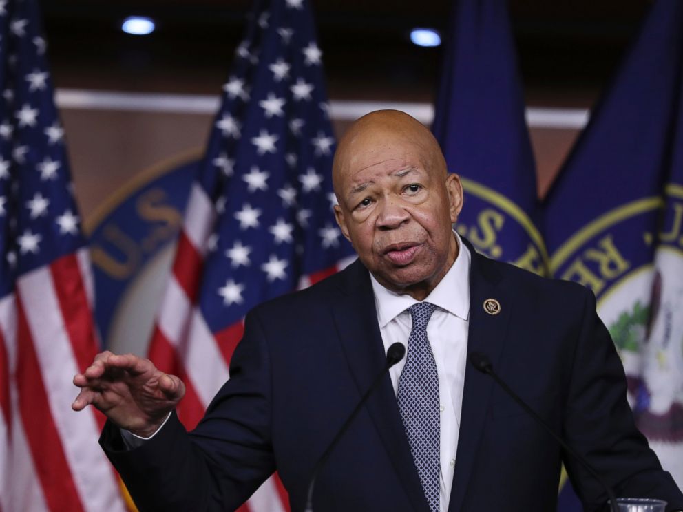 PHOTO: Rep. Elijah Cummings, D-Md. speaks during a news conference on Capitol Hill in Washington, Jan. 12, 2017.