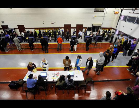 Voting Scenes from Across the Country 