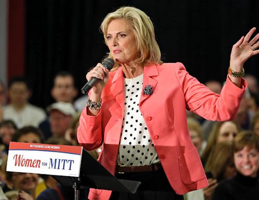 Ann Romney Stumps in Spots