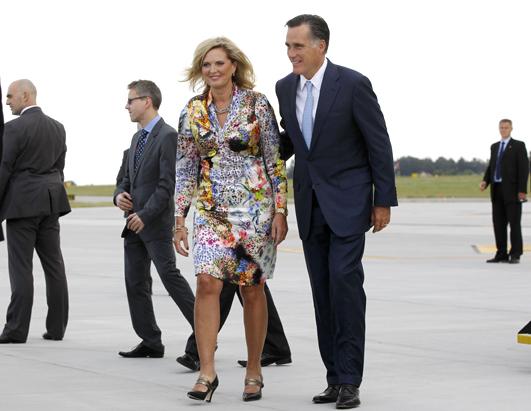 Ann Romney Wears Multi Patterns