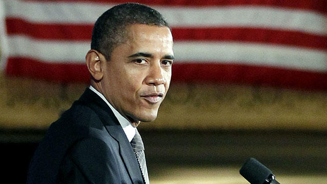 PHOTO: President Barack Obama speaks during a Lawyers for Obama Luncheon fundraiser on March, 16, 2012, at the Palmer House Hotel in Chicago.