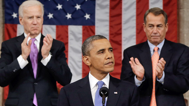 PHOTO: Joe Biden, Barack Obama and John Boehner