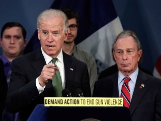 Biden, Bloomberg, Newtown Parents Press for Strict Gun Control