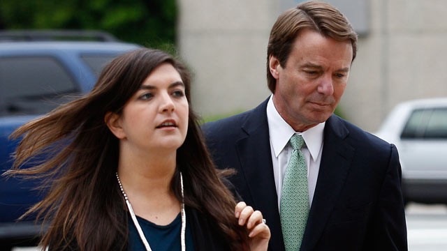 PHOTO: Former presidential candidate and Sen. John Edwards and his daughter, Cate Edwards, arrive at a federal courthouse in Greensboro, N.C., on May 9, 2012 in this file photo.