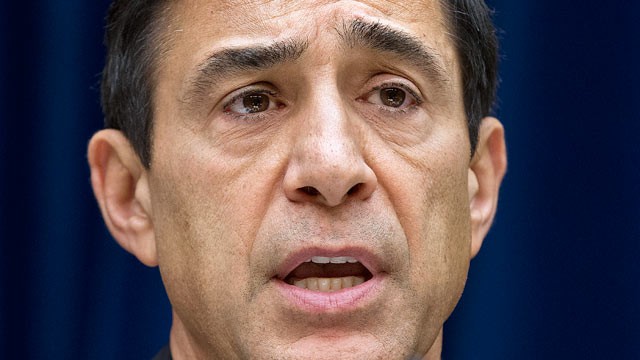 PHOTO: Rep. Darrell Issa, R-Calif., chairman of the House Oversight and Government Reform Committee, speaks on Capitol Hill in Washington, June 20, 2012.