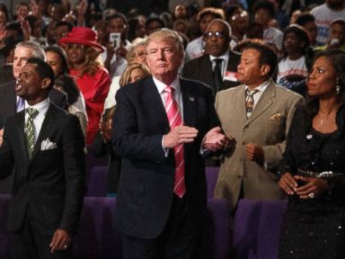 Trump Met by Polite, Yet Skeptical Audience in First Visit to Black Church