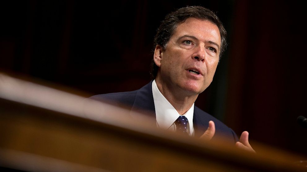 PHOTO: FBI Director nominee James Comey testifies on Capitol Hill