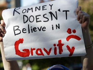 Photos: Protesters' Presidential Debate Signs