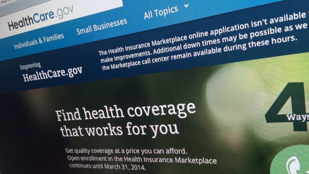 PHOTO: The HealthCare.gov website is shown in Washington, in this Nov. 29, 2013 photo.