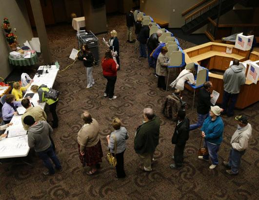 Voting Scenes from Across the Country 