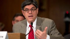 PHOTO: Treasury Secretary Jacob Lew testifies on Capitol Hill in Washington, Tuesday, May 21, 2013, before the Senate Banking Committee.