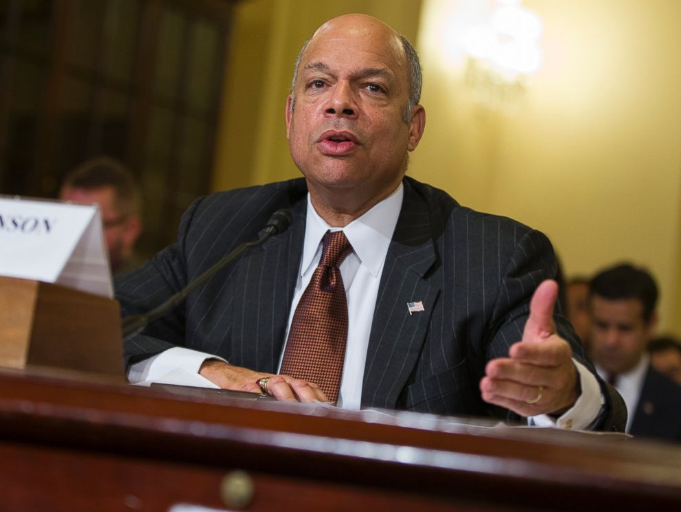 PHOTO: Homeland Security Secretary Jeh Johnson testifies on Capitol Hill in Washington, in this Dec. 2, 2014 file photo. 