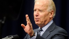 PHOTO: Vice President Joe Biden speaks Sunday, March 3, 2013, during the Martin and Coretta King Unity Brunch at Wallace Community College in Selma, Ala.
