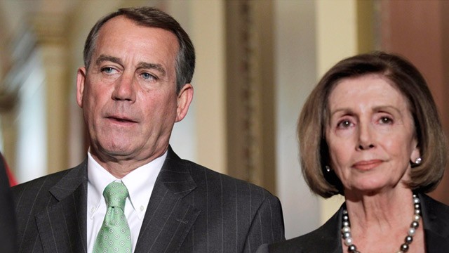PHOTO: John Boehner and Nancy Pelosi
