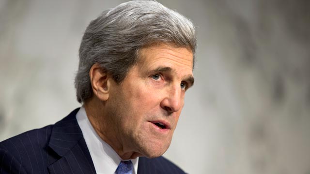 PHOTO: Senate Foreign Relations Chairman John Kerry, D-Mass., leads a hearing on the attack on the U.S. consulate in Benghazi, Libya, Dec. 20, 2012.
