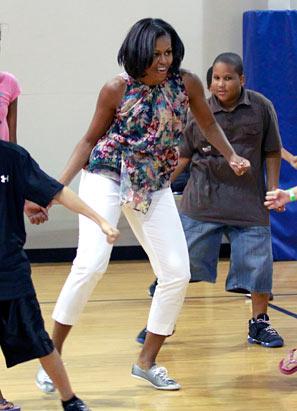 A Sporty and Chic Michelle Obama