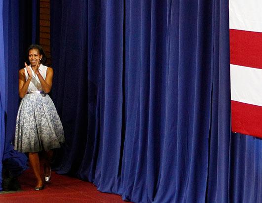 Michelle Campaigns in Style