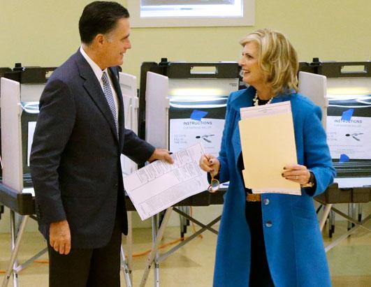 Ann Romney Casts Her Vote