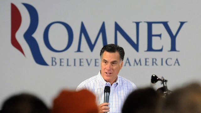 PHOTO: Republican presidential candidate, former Massachusetts Gov., Mitt Romney campaigns at Cherokee Trike and More, a motorcycle sales and service business in Greer, S.C. on Jan. 12, 2012.