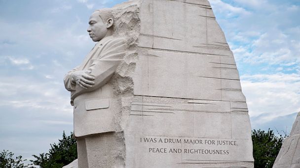 ap mlk memorial quote kb 130723 16x9 608 King Memorial Renovated in Time for March on Washington Anniversary