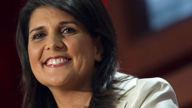 PHOTO: South Carolina Gov. Nikki Haley at the 2012 Republican National Convention at the Tampa Bay Times Forum.