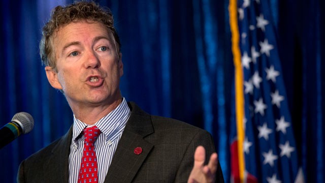 PHOTO: Sen. Rand Paul, R-Ky. speaks in Washington, June 12, 2013.