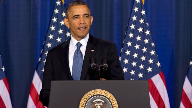 PHOTO: President Barack Obama talks about national security, May 23, 2013, at the National Defense University at Fort McNair in Washington.