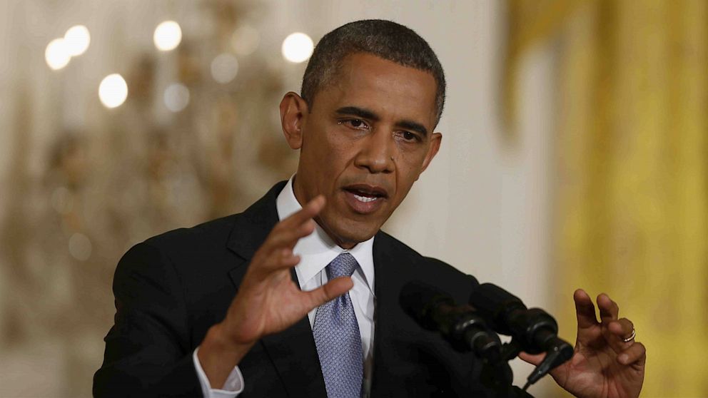 PHOTO: President Barack Obama speaks during a news conference in the East Room at the White House in Washington, Aug. 9, 2013.