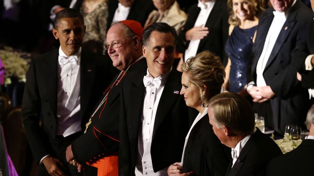 President Obama, Mitt Romney Trade Barbs, Jokes at Al Smith Dinner ...