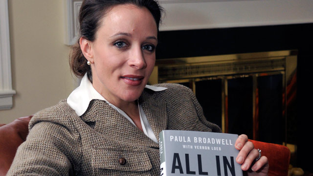 PHOTO: Paula Broadwell, author of the David Petraeus biography "All In," poses for photos in Charlotte, N.C., Jan. 15, 2012.