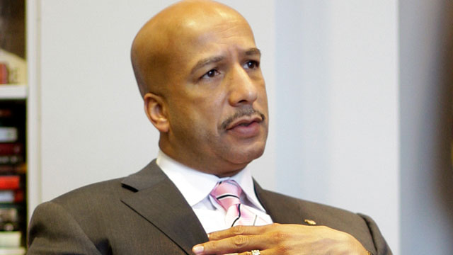 PHOTO: New Orleans Mayor Ray Nagin speaks during an interview in his office at City Hall in New Orleans, Dec. 23, 2008.
