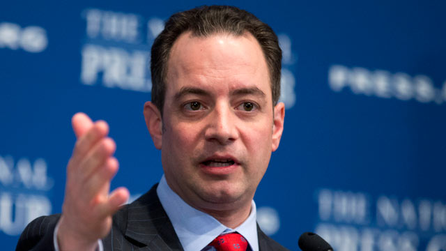 PHOTO: RNC Chairman Reince Priebus speaks at the National Press Club in Washington, March 18, 2013.