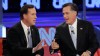 PHOTO: Rick Santorum and Mitt Romney