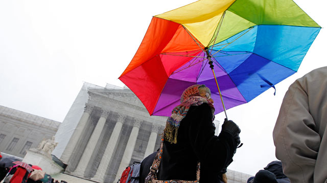 Justices Appear Skeptical of Federal Right to Gay Marriage