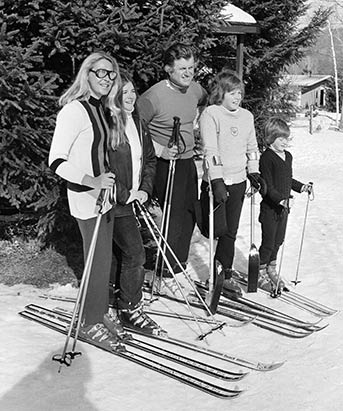 ted kennedy jr family. Kennedy and sons Ted Jr. and