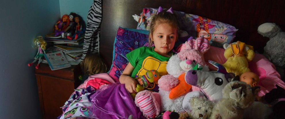 PHOTO: Ava Olsen, 7, who was on the playground during the Townville Elementary shooting, on April 29, 2017 in Townville, S.C.