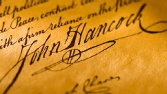 PHOTO: John Hancock's signature