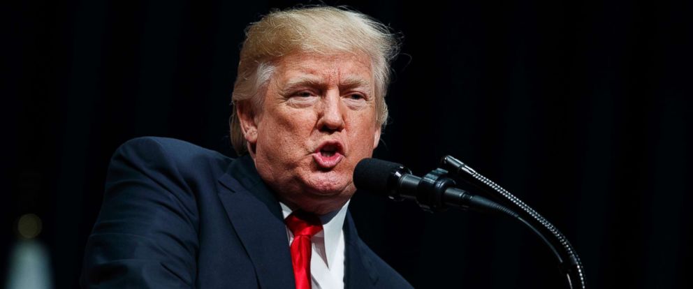 PHOTO: President Donald Trump speaks during the FBI National Academy graduation ceremony, Dec. 15, 2017, in Quantico, Va. 